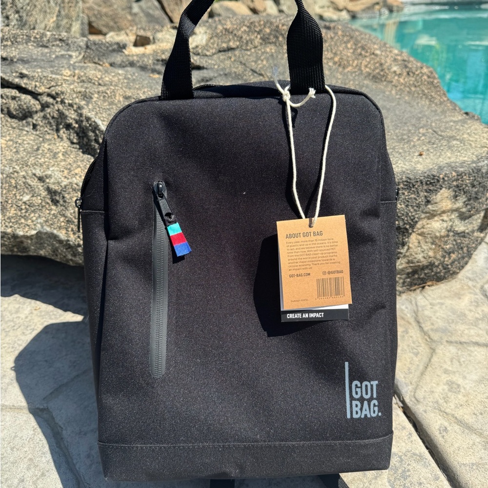 Black Eco-Friendly Backpack